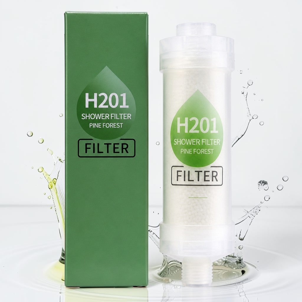 Filtre de douche à la vitamine C — neutralise le chlore