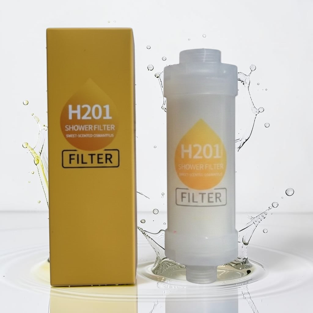 Filtre de douche à la vitamine C — neutralise le chlore