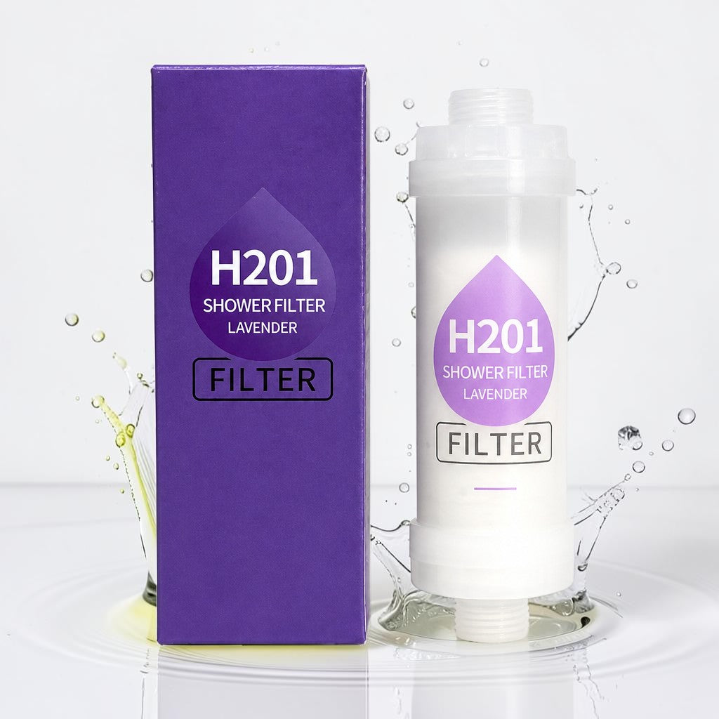Filtre de douche à la vitamine C — neutralise le chlore