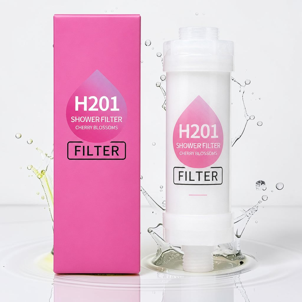 Filtre de douche à la vitamine C — neutralise le chlore