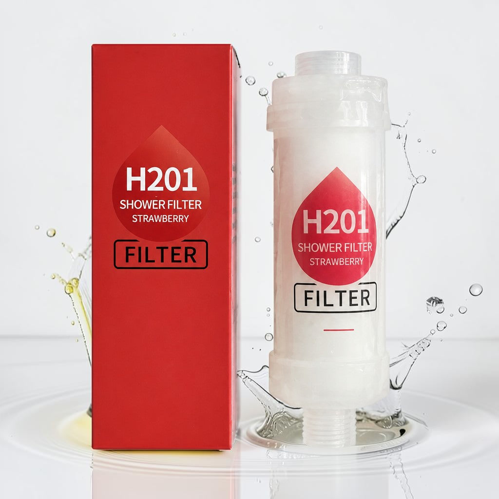 Filtre de douche à la vitamine C — neutralise le chlore