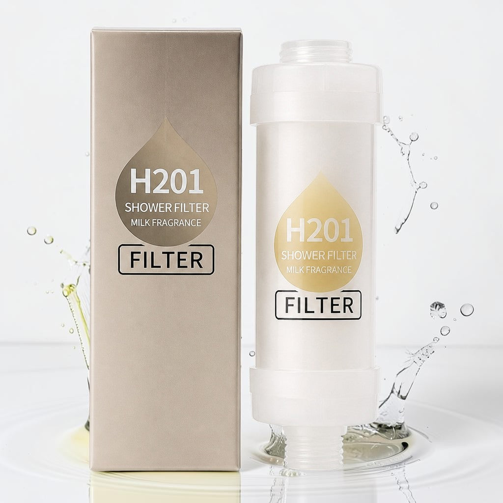 Filtre de douche à la vitamine C — neutralise le chlore