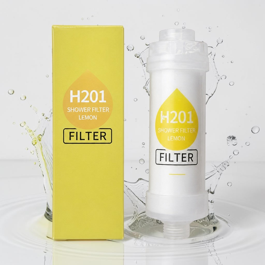 Filtre de douche à la vitamine C — neutralise le chlore