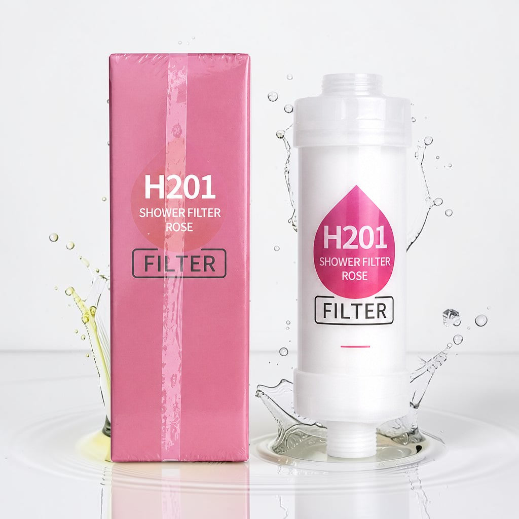 Filtre de douche à la vitamine C — neutralise le chlore
